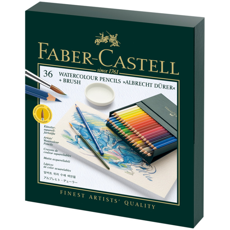 Карандаши акварельные художественные Faber-Castell "Albrecht D?rer", 36цв., студийная коробка, 285901 Карандаши акварельные художественные Faber-Castell "Albrecht D?rer", 36цв., студийная коробка, 285901