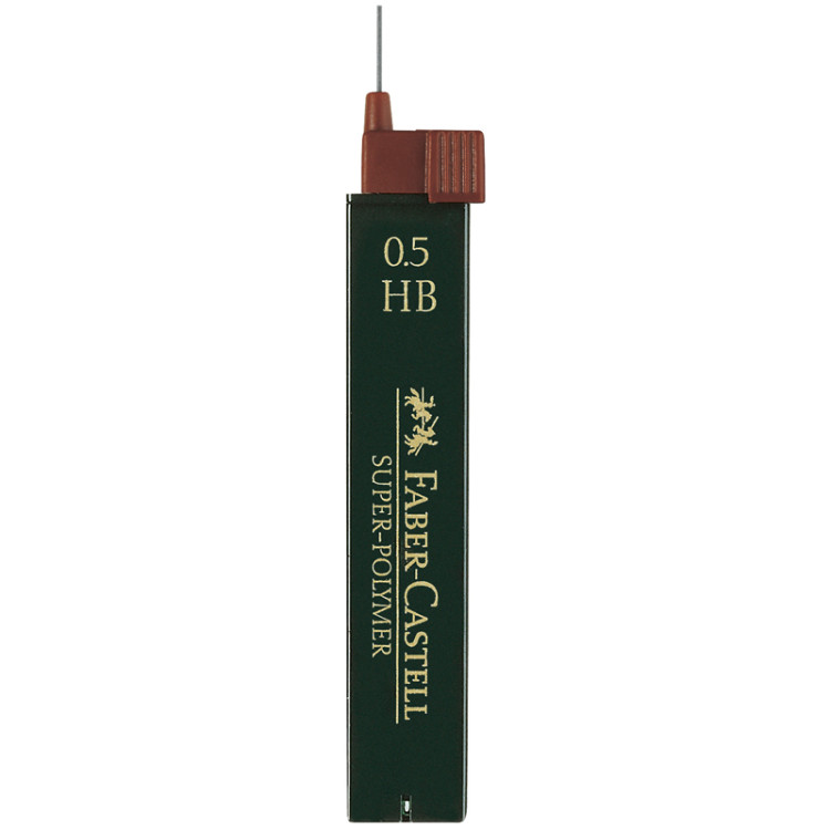 Грифели для механических карандашей Faber-Castell "Super-Polymer", 12шт., 0,5мм, HB, 286014 Грифели для механических карандашей Faber-Castell "Super-Polymer", 12шт., 0,5мм, HB, 286014