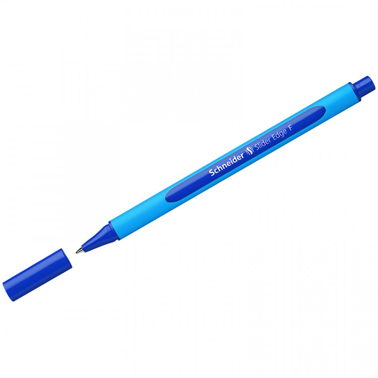 Ручка шариковая Schneider "Slider Edge F" синяя, 0,8мм, трехгранная, 255654
