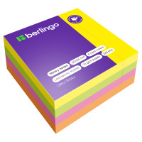 Самоклеящийся блок Berlingo "Ultra Sticky", 50*50мм, 240л., 4 неоновых цвета, 270290 Самоклеящийся блок Berlingo "Ultra Sticky", 50*50мм, 240л., 4 неоновых цвета, 270290