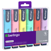 Набор текстовыделителей Berlingo "Textline HP500" 6цв., 1-5мм, PET-бокс с ЕП, 374571 Набор текстовыделителей Berlingo "Textline HP500" 6цв., 1-5мм, PET-бокс с ЕП, 374571