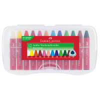 Мелки восковые утолщенные Faber-Castell "Jumbo", 12цв., трехгранные, пластиковая упаковка, 286193 Мелки восковые утолщенные Faber-Castell "Jumbo", 12цв., трехгранные, пластиковая упаковка, 286193