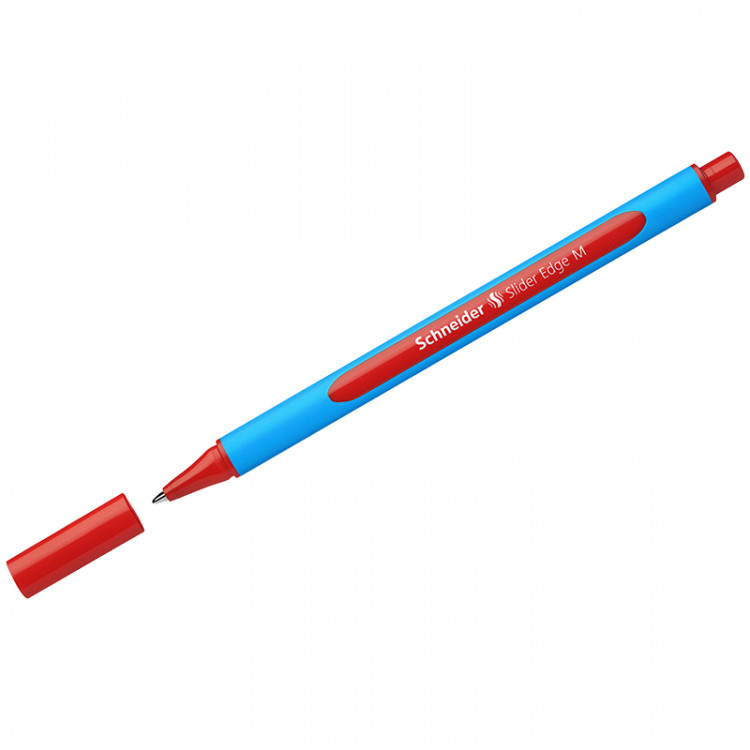 Ручка шариковая Schneider "Slider Edge M" красная, 1,0мм, трехгранная, 256190
