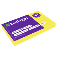Самоклеящийся блок Berlingo "Ultra Sticky", 50*75мм, 80л., желтый неон, 287182 Самоклеящийся блок Berlingo "Ultra Sticky", 50*75мм, 80л., желтый неон, 287182