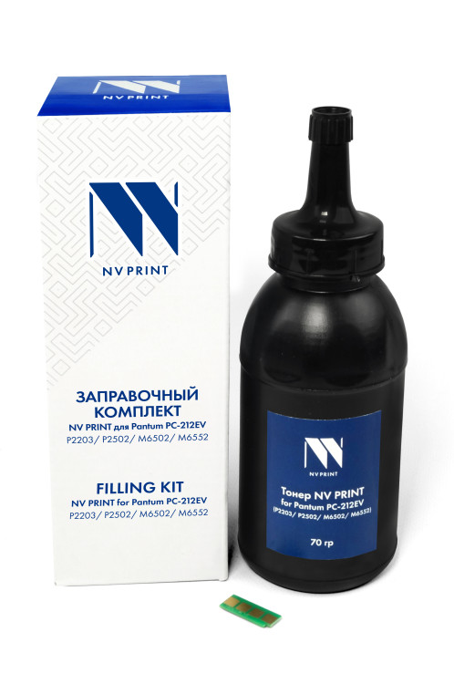 Заправочный комплект NV PRINT для Pantum PC-212EV P2203/P2502/M6502/M6552 (тонер + безлимитный чип), 371962 Заправочный комплект NV PRINT для Pantum PC-212EV P2203/P2502/M6502/M6552 (тонер + безлимитный чип), 371962
