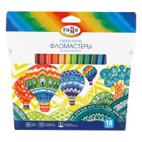 Фломастеры Гамма "Классические", 18цв., смываемые, картон. упак., европодвес, 356544 Фломастеры Гамма "Классические", 18цв., смываемые, картон. упак., европодвес, 356544