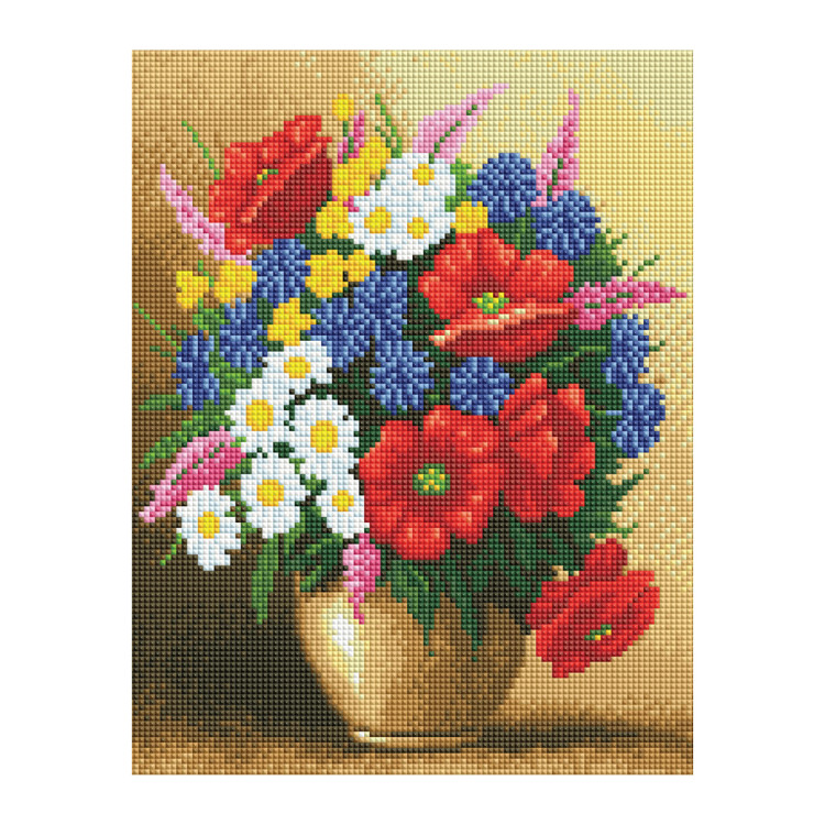 Алмазная мозаика ТРИ СОВЫ "Букет с маками", 30*40см, холст, картонная коробка с пластиковой ручкой, 360892 Алмазная мозаика ТРИ СОВЫ "Букет с маками", 30*40см, холст, картонная коробка с пластиковой ручкой, 360892