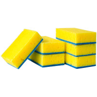 Губки для посуды OfficeClean, крупнопористый поролон с абразивным слоем, 100*70*30мм, 5шт., 281462 Губки для посуды OfficeClean, крупнопористый поролон с абразивным слоем, 100*70*30мм, 5шт., 281462