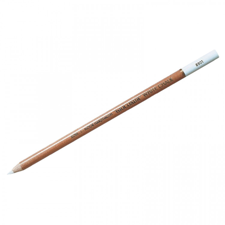 Мел художественный Koh-I-Noor "Gioconda 8801", карандаш, белый, заточен., 321840