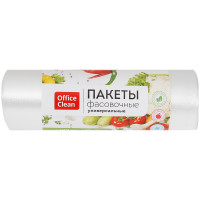 Пакеты фасовочные OfficeClean ПНД, 25*32см, 6мкм, рулон 100шт., 268814 Пакеты фасовочные OfficeClean ПНД, 25*32см, 6мкм, рулон 100шт., 268814