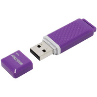 Память Smart Buy "Quartz" 64GB, USB 2.0 Flash Drive, фиолетовый, 260251 Память Smart Buy "Quartz" 64GB, USB 2.0 Flash Drive, фиолетовый, 260251