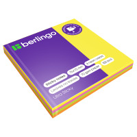 Самоклеящийся блок Berlingo "Ultra Sticky", 75*75мм, 100л., 4 неоновых цвета, 270286 Самоклеящийся блок Berlingo "Ultra Sticky", 75*75мм, 100л., 4 неоновых цвета, 270286