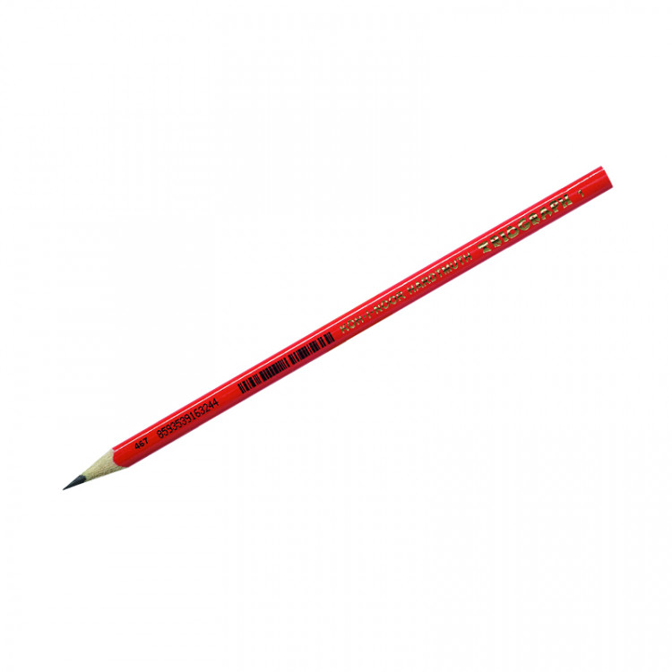 Карандаш ч/г Koh-I-Noor "Triograph 1" B, трехгранный, заточен., красный корпус, 36 штук, 282762
