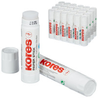 Клей-карандаш Kores "Paper Stick", 20г, прозрачный, ПВА, 328312