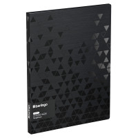 Папка с 20 вкладышами Berlingo "Triangle Black" А4, 17мм, 1000мкм, черная, с внутр. карманом, 390230 Папка с 20 вкладышами Berlingo "Triangle Black" А4, 17мм, 1000мкм, черная, с внутр. карманом, 390230