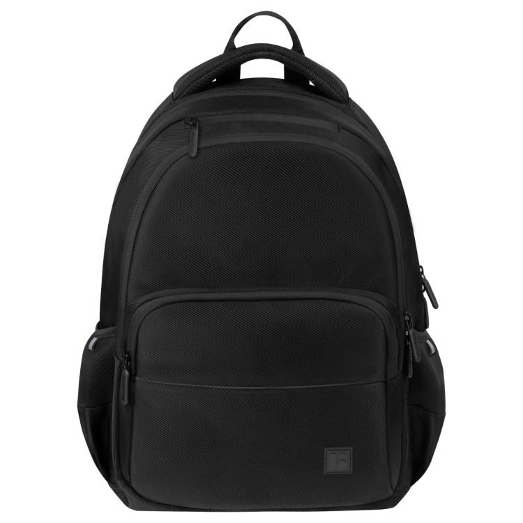 Рюкзак Berlingo U3 "Totally black" 41*29,5*13см, 2 отделения, 4 кармана, эргономичная спинка, 368699