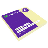 Самоклеящийся блок Berlingo "Ultra Sticky", 75*75мм, 100л., пастель, желтый, 270274 Самоклеящийся блок Berlingo "Ultra Sticky", 75*75мм, 100л., пастель, желтый, 270274