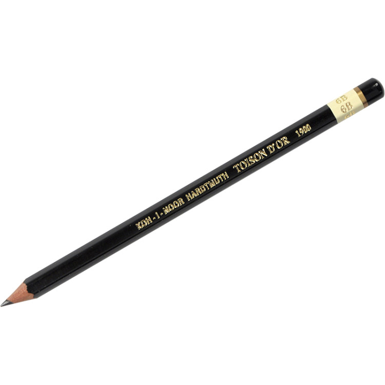Карандаш ч/г Koh-I-Noor "Toison D`or 1900" 6B, заточен., 321824