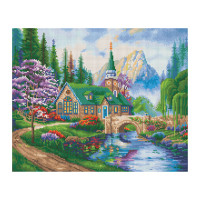 Алмазная мозаика ТРИ СОВЫ "Церковь в горах", 40*50см, холст, картонная коробка с пластиковой ручкой, 344317 Алмазная мозаика ТРИ СОВЫ "Церковь в горах", 40*50см, холст, картонная коробка с пластиковой ручкой, 344317