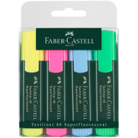 Набор текстовыделителей Faber-Castell "48" 04цв., 1-5мм, пластик. уп., европодвес, 286183 Набор текстовыделителей Faber-Castell "48" 04цв., 1-5мм, пластик. уп., европодвес, 286183