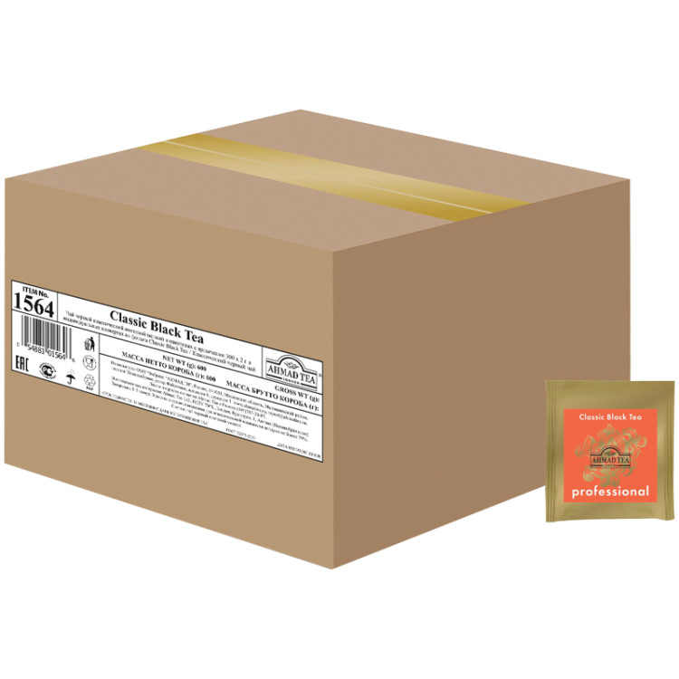 Чай Ahmad Tea "Professional. Классический", черный, 300 пакетиков по 2г, 260747 Чай Ahmad Tea "Professional. Классический", черный, 300 пакетиков по 2г, 260747