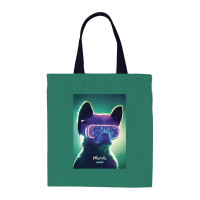 Сумка-шоппер MESHU "MiuMiu", 33*40см, канвас, с карманом, 350698 Сумка-шоппер MESHU "MiuMiu", 33*40см, канвас, с карманом, 350698