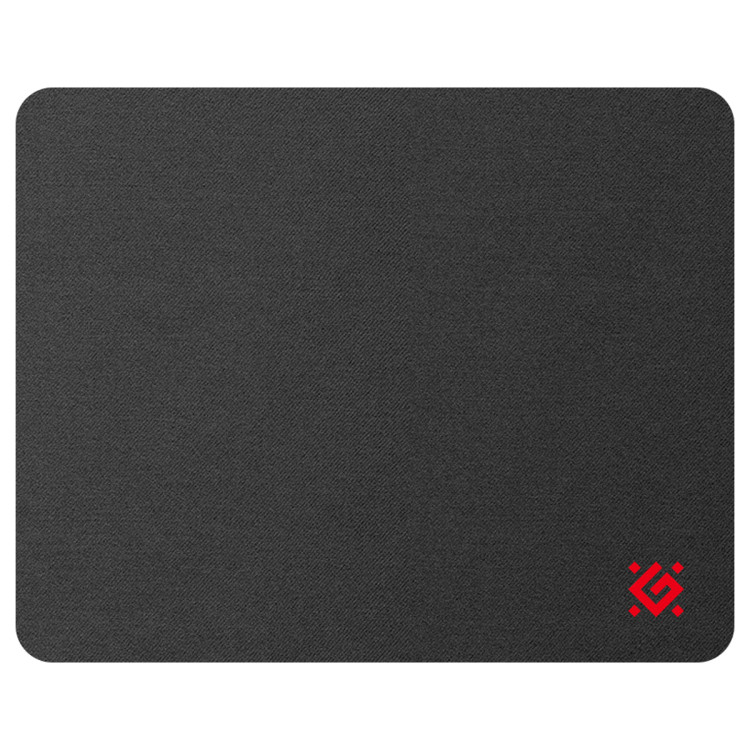 Коврик для мыши Defender Black One 200*250*2мм, ткань+резина, 382595