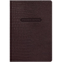 Телефонная книга А5, 80л., кожзам, BG "Reptile. Burgundy", с вырубкой, 373787 Телефонная книга А5, 80л., кожзам, BG "Reptile. Burgundy", с вырубкой, 373787