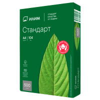 Бумага Илим "Стандарт" А4, Марка С, 500л., 370609 Бумага Илим "Стандарт" А4, Марка С, 500л., 370609