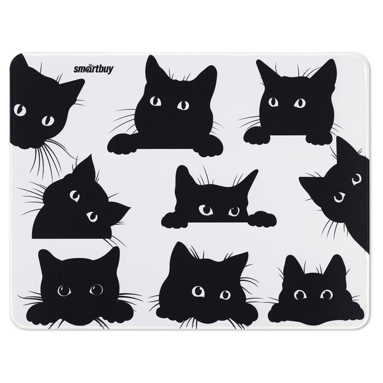 Коврик для мыши Smartbuy Cat-1, 360*270*3мм, ткань+резиновая основа, 365523