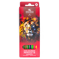 Карандаши цветные Koh-I-Noor "RED LION", 18 цв, картон.упак. с подвесом, 376599