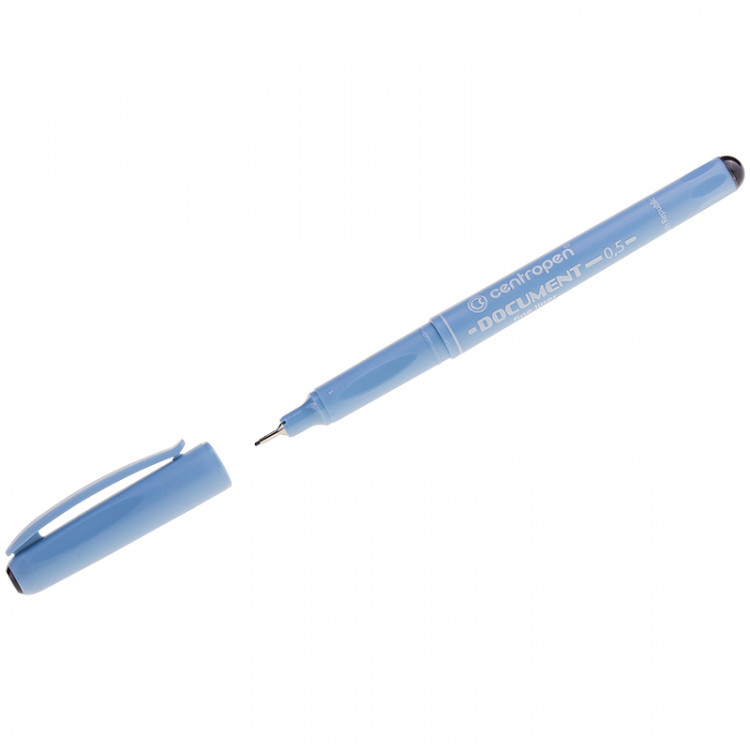 Ручка капиллярная Centropen "Document 2631" черная, 0,5мм, 237601 Ручка капиллярная Centropen "Document 2631" черная, 0,5мм, 237601