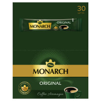 Кофе растворимый Monarch "Original", гранулированный, порционный, 30 пакетиков*1,8г, 374696 Кофе растворимый Monarch "Original", гранулированный, порционный, 30 пакетиков*1,8г, 374696