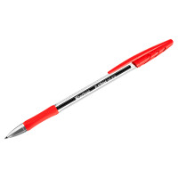 Ручка гелевая Berlingo "Tribase Gel grip" красная, 0,5мм, грип, 24 штук, 362504