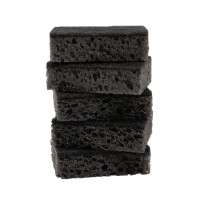 Губки для посуды OfficeClean, Black, крупнопористый поролон с абразивным слоем, 9,5*6,5*3,5см, 5шт, 82 штук, 385606 Губки для посуды OfficeClean, Black, крупнопористый поролон с абразивным слоем, 9,5*6,5*3,5см, 5шт, 82 штук, 385606