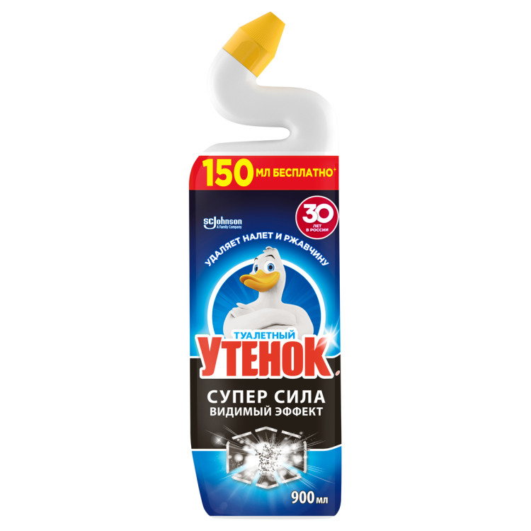 Средство для туалета Туалетный утенок "Видимый эффект", 900мл, 280866 Средство для туалета Туалетный утенок "Видимый эффект", 900мл, 280866