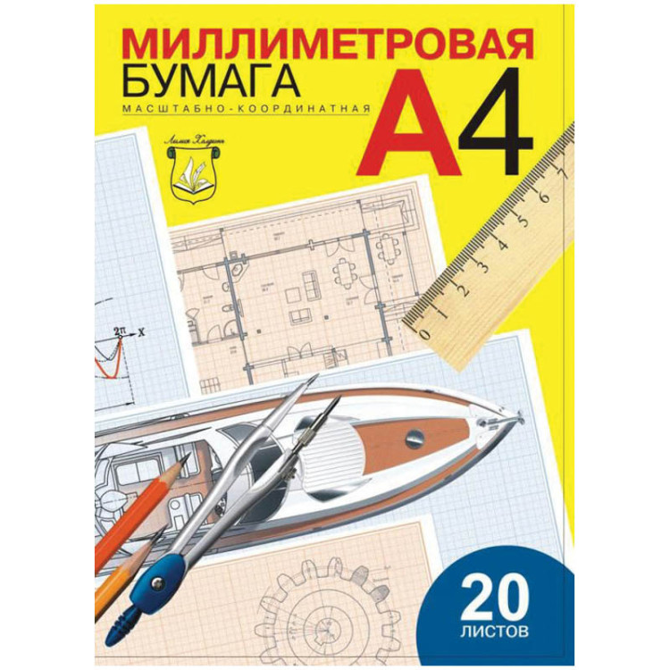 Бумага масштабно-координатная Лилия Холдинг, А4 20л., голубая, в папке, 149521 Бумага масштабно-координатная Лилия Холдинг, А4 20л., голубая, в папке, 149521