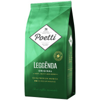 Кофе в зернах Poetti "Leggenda Original", вакуумный пакет, 1кг, 351421 Кофе в зернах Poetti "Leggenda Original", вакуумный пакет, 1кг, 351421