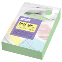 Бумага цветная OfficeSpace "Pale Color", А4, 80г/м2, 500л., (зеленый), 356860