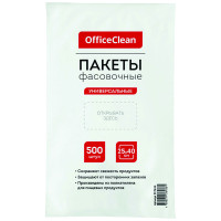 Пакеты фасовочные (500шт.) OfficeClean, ПНД, 25*40см, 7мкм, евроупаковка, 317614 Пакеты фасовочные (500шт.) OfficeClean, ПНД, 25*40см, 7мкм, евроупаковка, 317614
