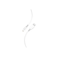 Кабель Smartbuy S40, USB - Lightning, для Apple, 3A output, 1м, белый, 384290