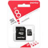 Карта памяти SmartBuy MicroSDHC 8GB UHS-1, Class 10, скорость чтения 23Мб/сек (с адаптером SD), 239022 Карта памяти SmartBuy MicroSDHC 8GB UHS-1, Class 10, скорость чтения 23Мб/сек (с адаптером SD), 239022