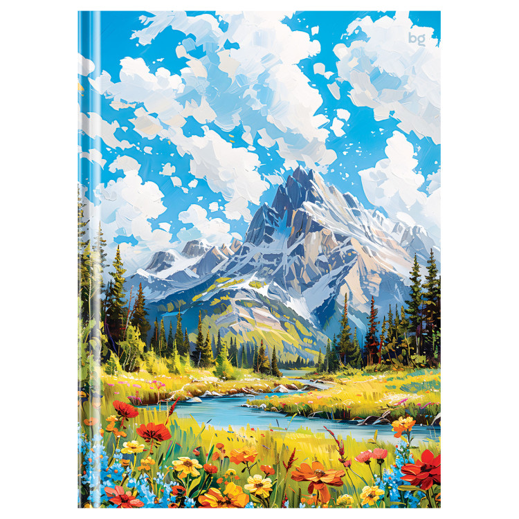 Бизнес-блокнот А4, 120л., BG "Природа", глянцевая ламинация, 376900