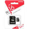 Карта памяти SmartBuy MicroSDHC 16GB UHS-1, Class 10, скорость чтения 30Мб/сек (c адаптером SD), 239025 Карта памяти SmartBuy MicroSDHC 16GB UHS-1, Class 10, скорость чтения 30Мб/сек (c адаптером SD), 239025