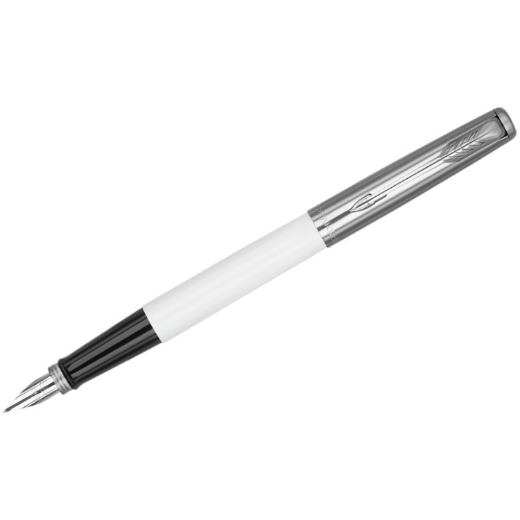 Ручка перьевая Parker "Jotter Originals White Chrome CT" синяя, 0,8мм, подарочная упаковка, 347054 Ручка перьевая Parker "Jotter Originals White Chrome CT" синяя, 0,8мм, подарочная упаковка, 347054