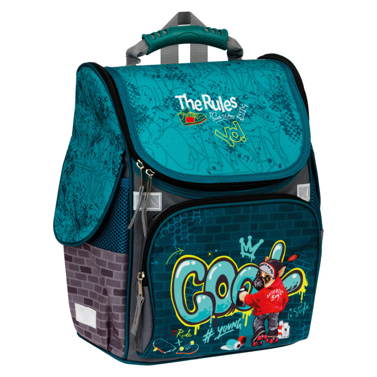 Ранец ArtSpace Junior "Cool" 37*28*21см, 1 отделение, 3 кармана, анатомическая спинка, 347933 Ранец ArtSpace Junior "Cool" 37*28*21см, 1 отделение, 3 кармана, анатомическая спинка, 347933