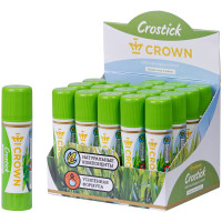 Клей-карандаш Crown "Expert", 22г, ПВП, 20 штук, 207879