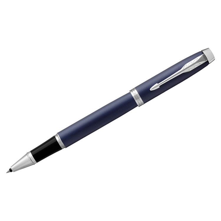 Ручка-роллер Parker "IM Matte Blue CT" черная, 0,8мм, подарочная упаковка, 246624 Ручка-роллер Parker "IM Matte Blue CT" черная, 0,8мм, подарочная упаковка, 246624