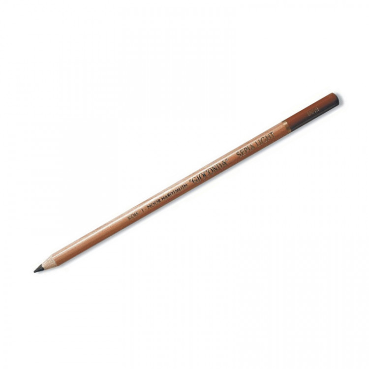 Сепия Koh-I-Noor "Gioconda", коричневая светлая, карандаш, грифель 4,2мм, 12шт., 216751 Сепия Koh-I-Noor "Gioconda", коричневая светлая, карандаш, грифель 4,2мм, 12шт., 216751