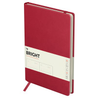 Ежедневник недатированный, B5, 136л., твердый переплет, кожзам, BG "Bright. Berry", красный, карман, 370210
